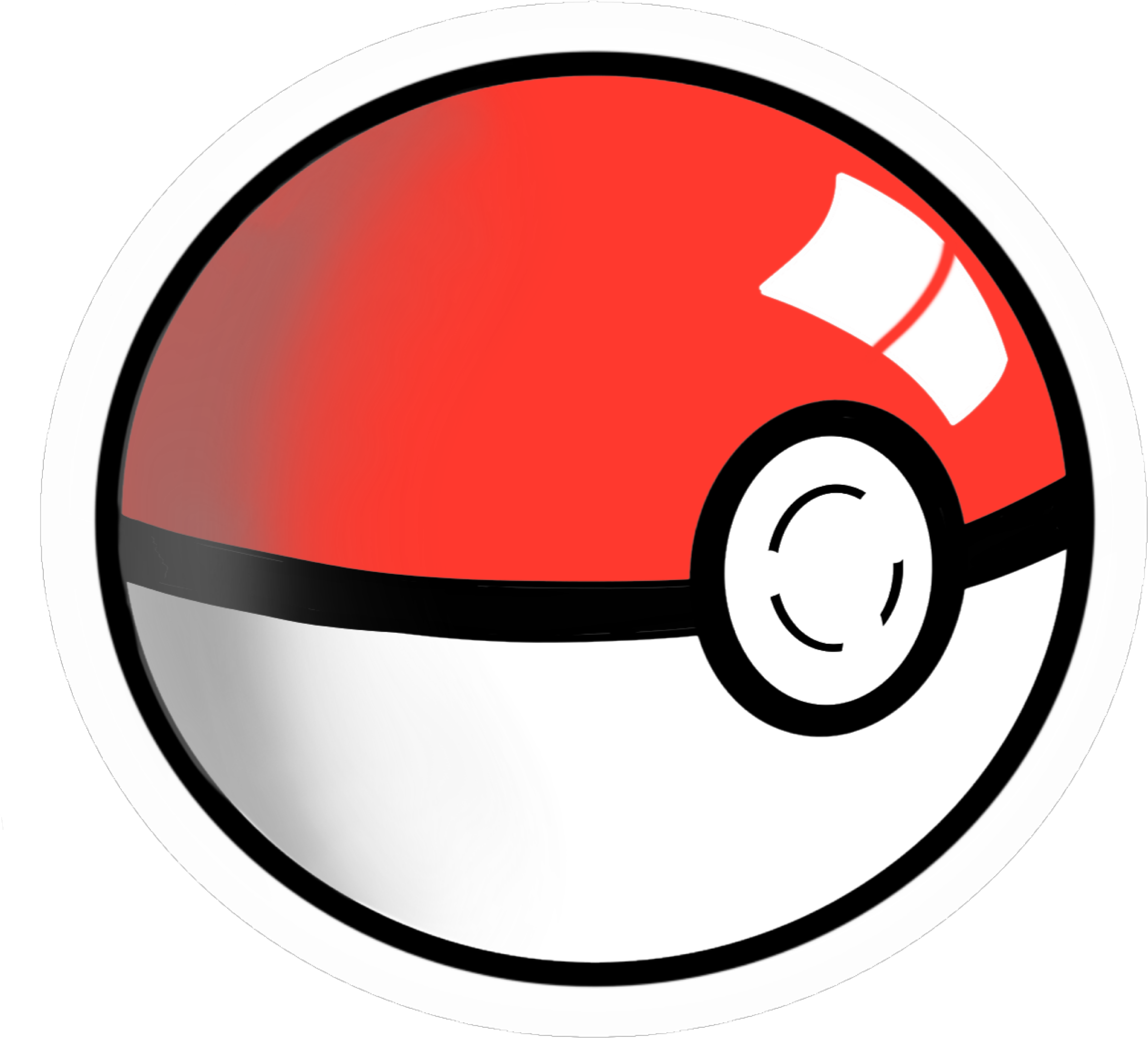 Image Of Pokemon Ball (8782x7640), Png Download