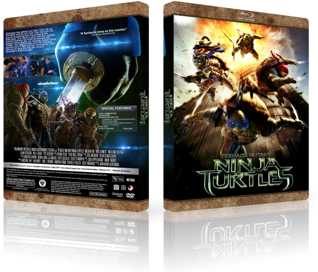 Teenage Mutant Ninja Turtles Box Art Cover - Teenage Mutant Ninja Turtles Art Poster Decor - W23036 (683x600), Png Download