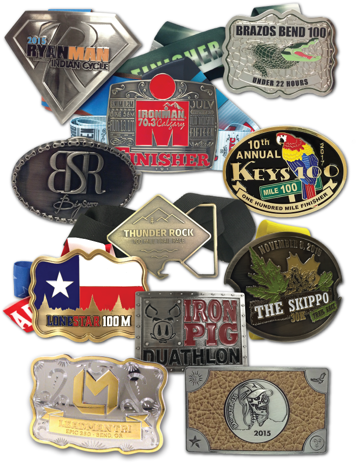 Custom Designed Belt Buckles Medals & Awards (721x953), Png Download