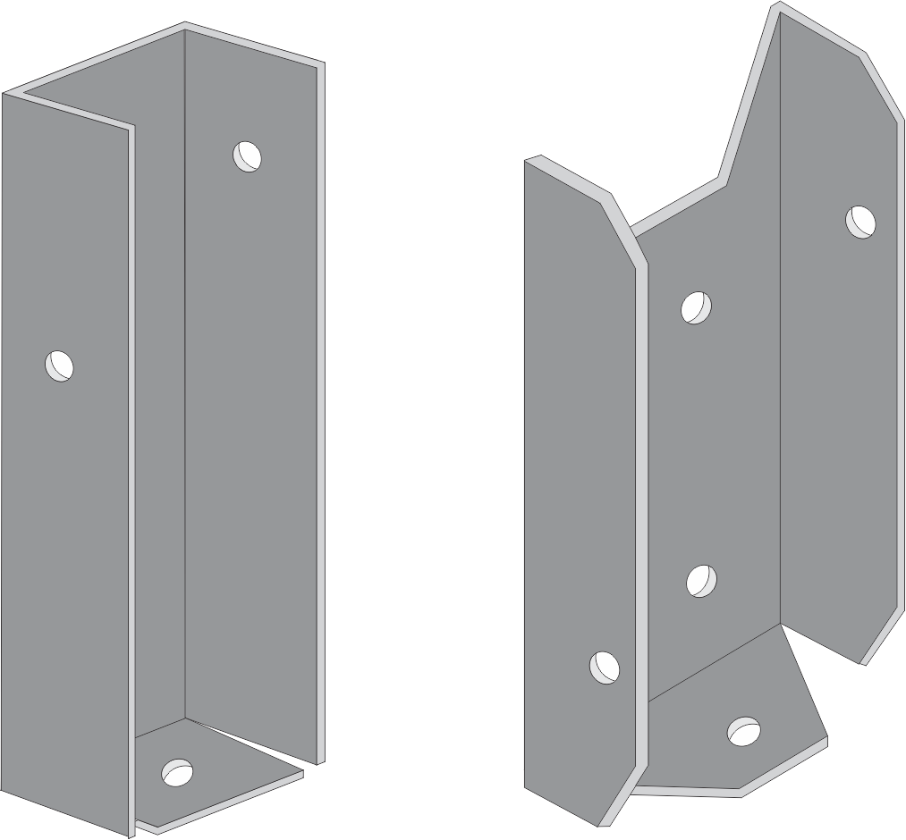 Fence Brackets (1013x940), Png Download