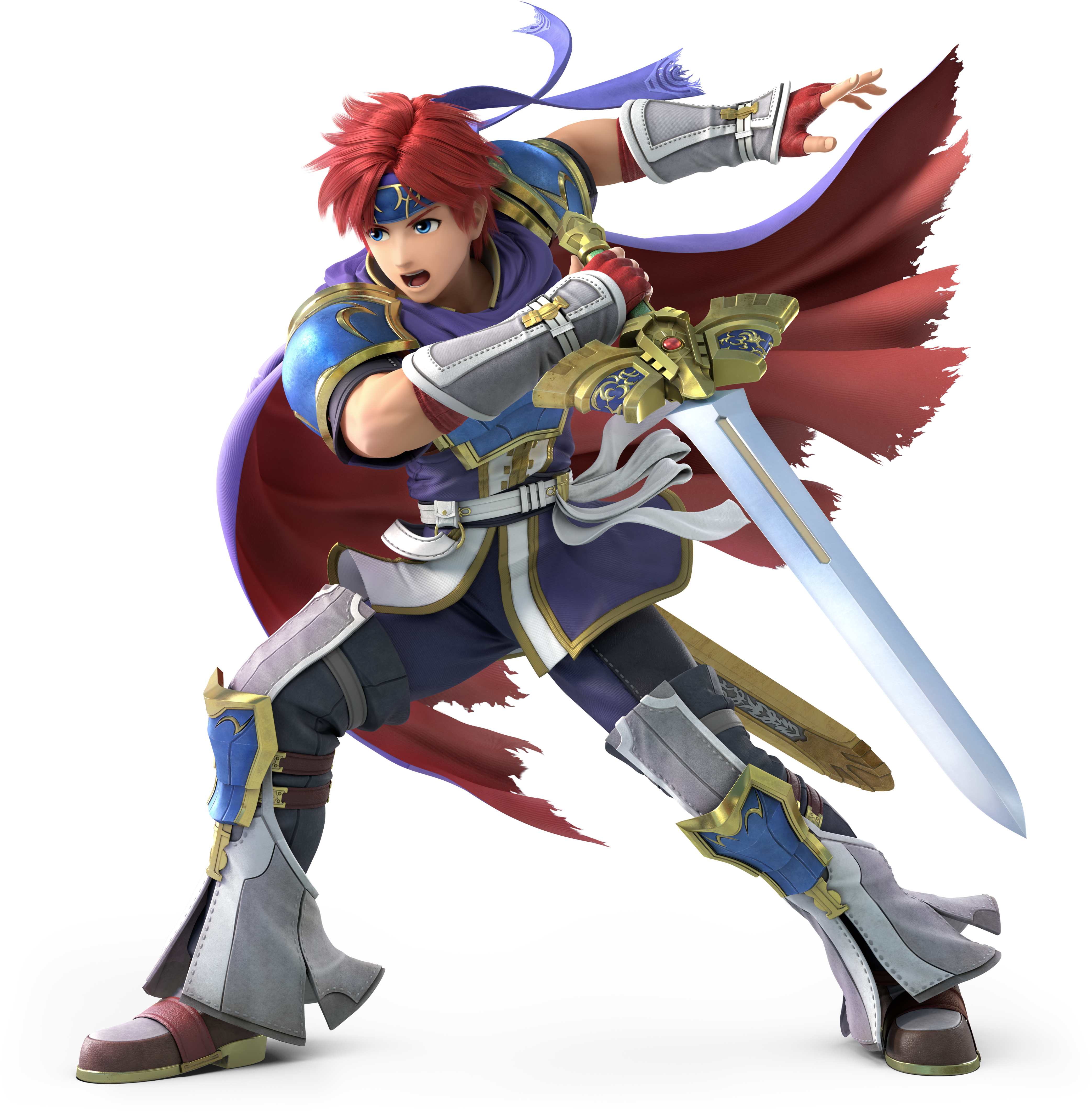 Super Smash Bros - Roy Smash Bros Ultimate (4389x4389), Png Download