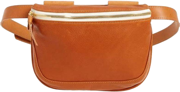 Neptune Fanny Pack - Clare V. Neptune Leather Fanny Pack - Brown (600x600), Png Download