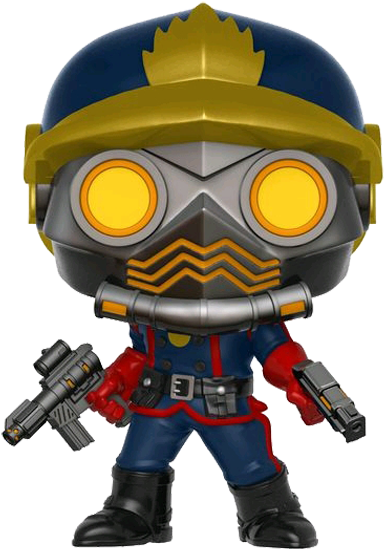 Star-lord Classic Suit Us Exclusive Pop Vinyl Figure - Star Lord Px Funko Pop (600x600), Png Download