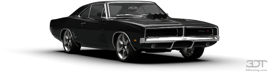 Dodge Charger Coupe 1969 Tuning - Dodge Charger 1969 Tuned (1004x373), Png Download
