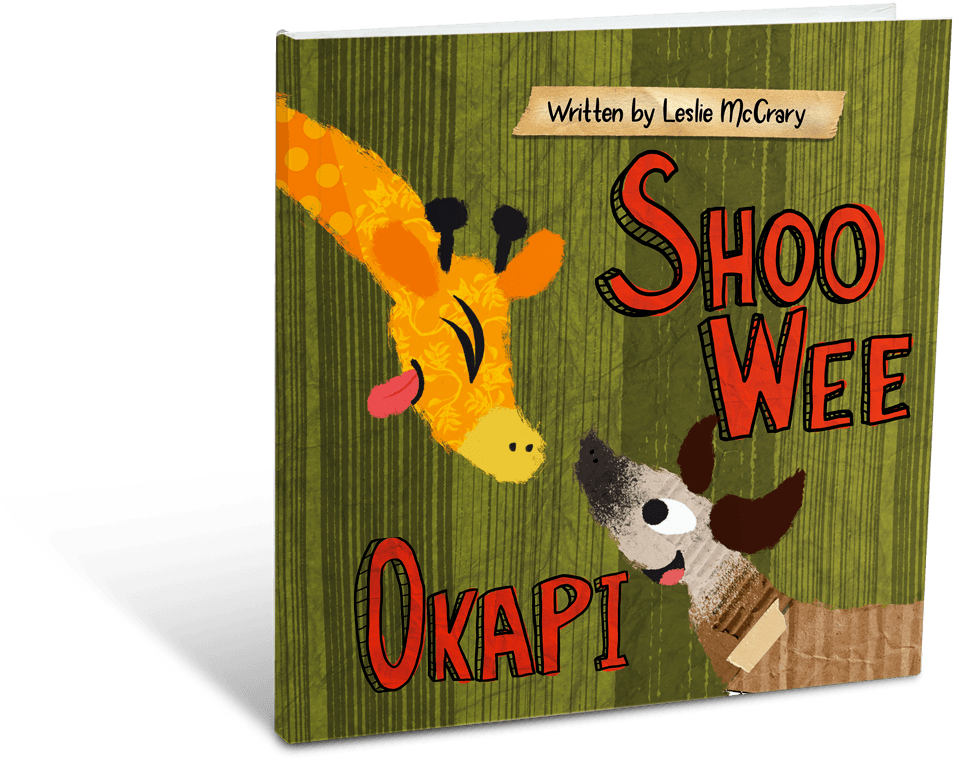 Shoo Wee Okapi Hardback - Book (1000x825), Png Download