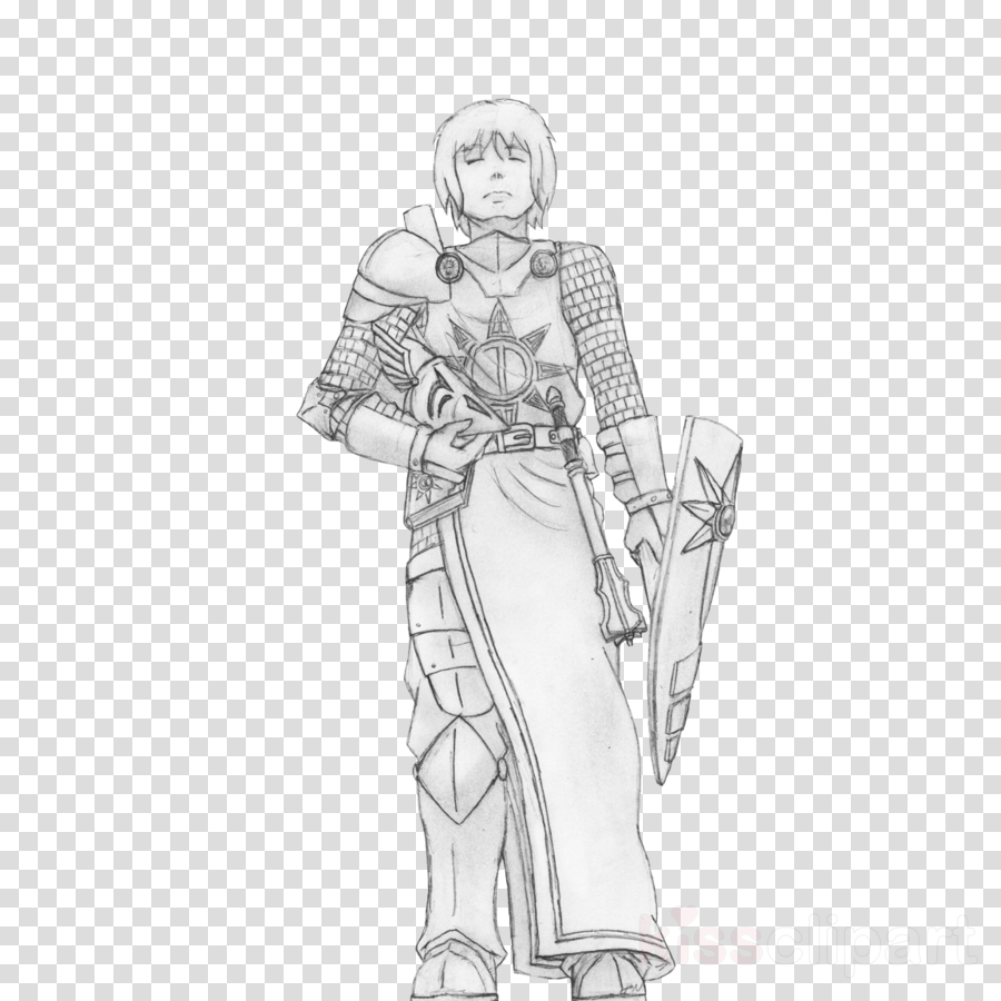 Drawing A Cleric Clipart Dungeons & Dragons Pathfinder - Portable Network Graphics (900x900), Png Download