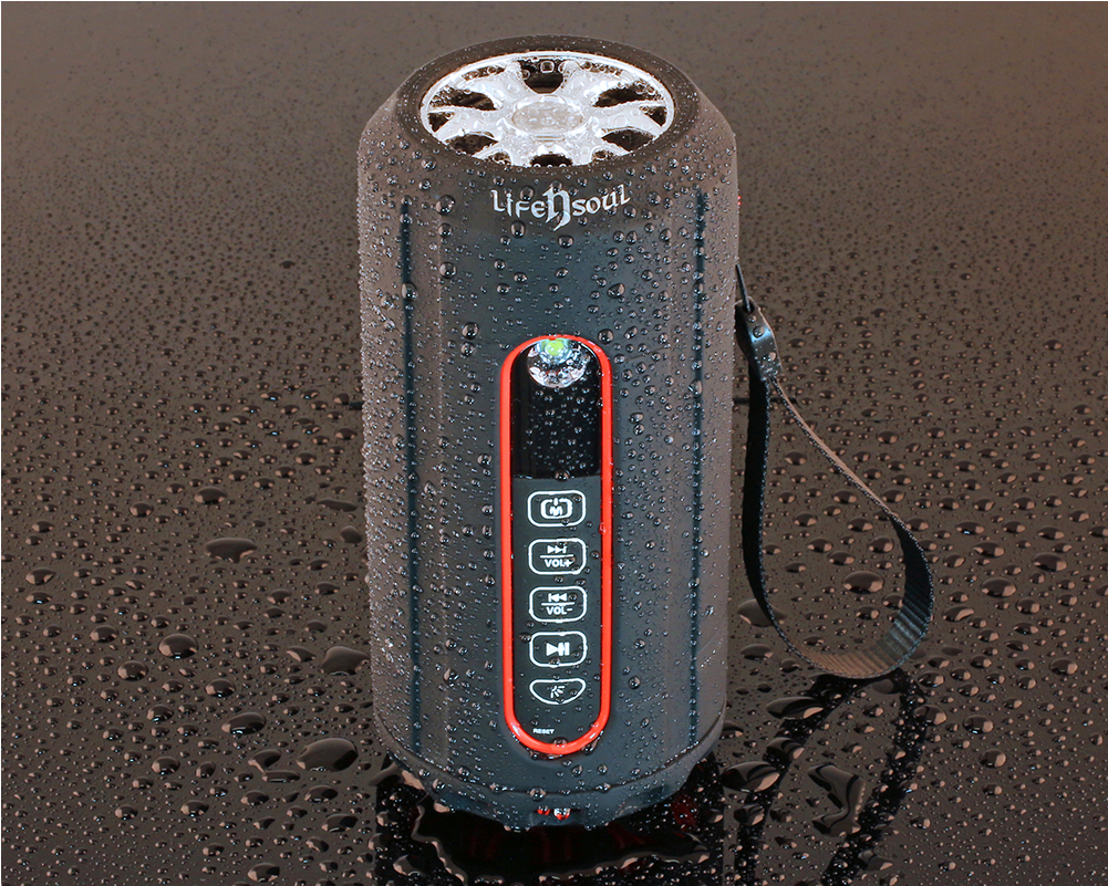 Life N Soul Bluetooth Ipx4 Water Resistant Speaker (1000x1250), Png Download