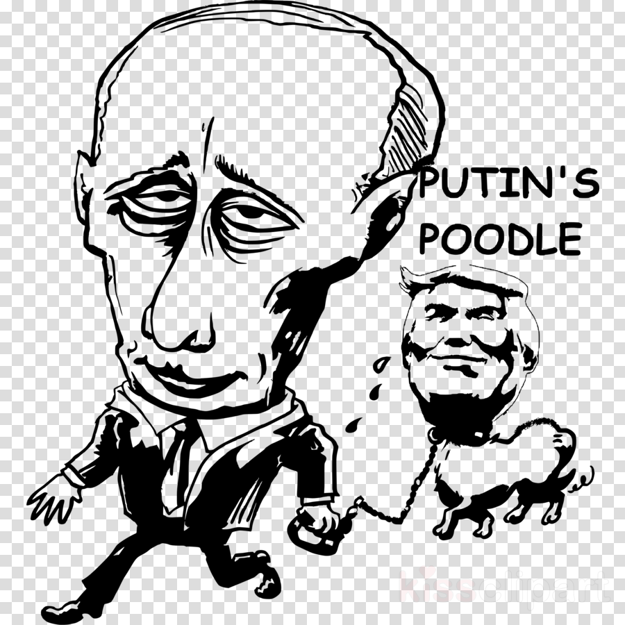 Trump As Putin's Poodle Clipart Russia Politician Clip - Clip Art (900x900), Png Download