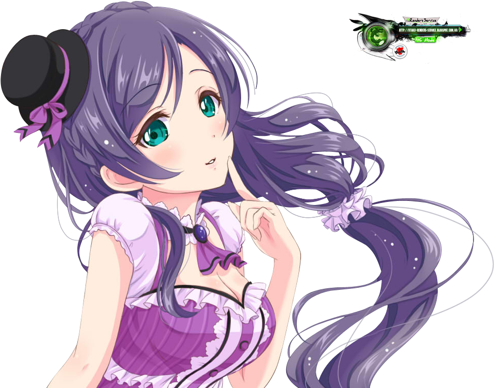 Nozomi Tojo Idol - Love Live School Idol Project Nico X Nozomi (1024x768), Png Download