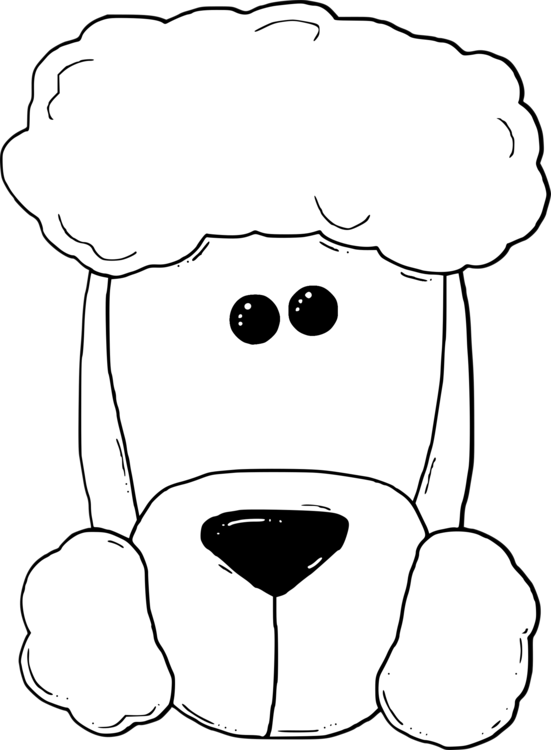 Dogs Coloring Pages Face (551x750), Png Download