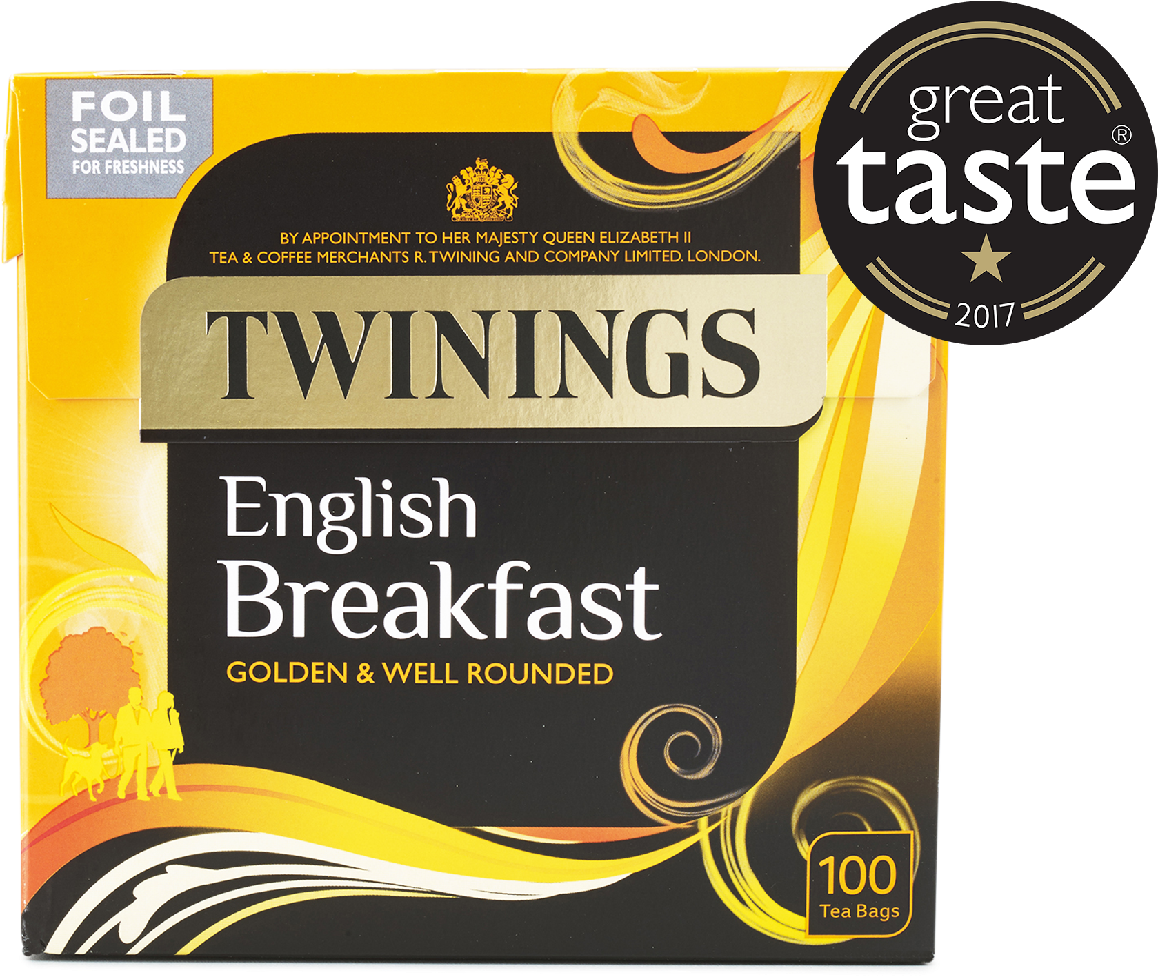 100 Tea Bags - Twinings Lady Grey 100 Tea Bags (1960x1494), Png Download