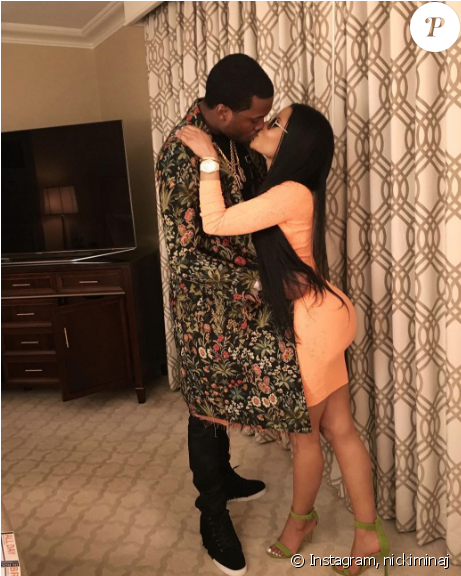 Nicki Minaj Et Son Chéri Meek Mill Avant Leur Séparation - Nicki Minaj In Turks (637x575), Png Download