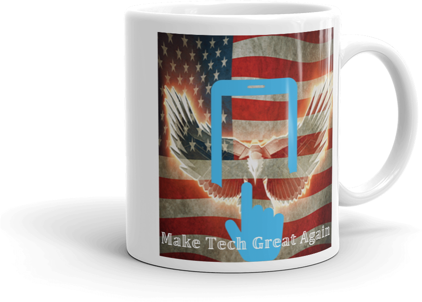 Make America Great Again / Make Tech Great Again Coffee - Coffee Cup (1000x1000), Png Download