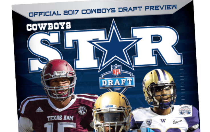 Over 500 Total Players Listed - Dallas Cowboys Star Magazine Draft Preview 2017 Issue (824x464), Png Download