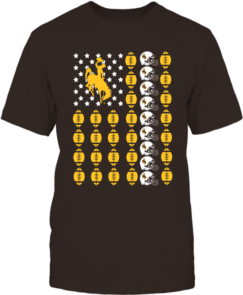 Flag Of Football & Helmet Front Picture - Shirt (1000x1000), Png Download