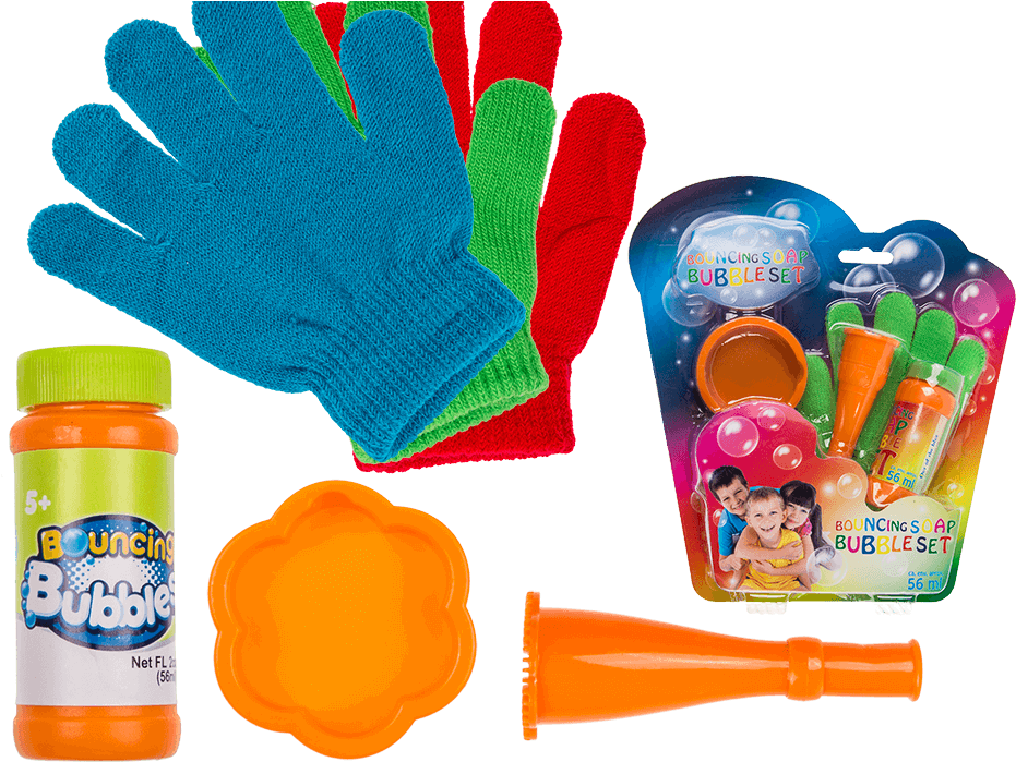 Bolle Di Sapone Che Rimbalzano In Blister (945x709), Png Download
