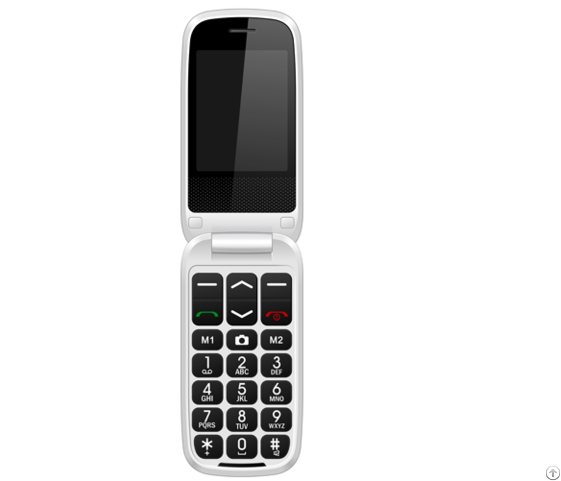 Double Lcd Senior Flip Phone - Doro Phone Easy (640x480), Png Download