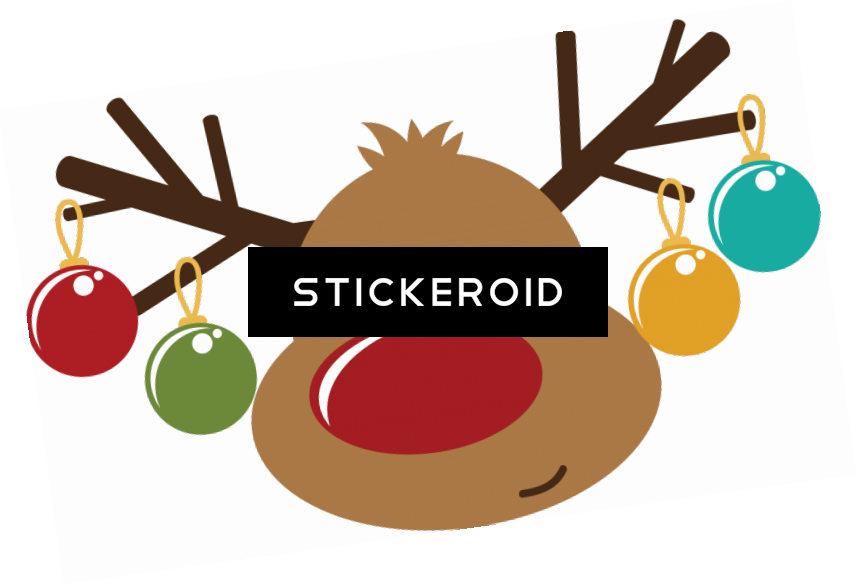 Reindeer - Transparent Reindeer Clipart (857x585), Png Download