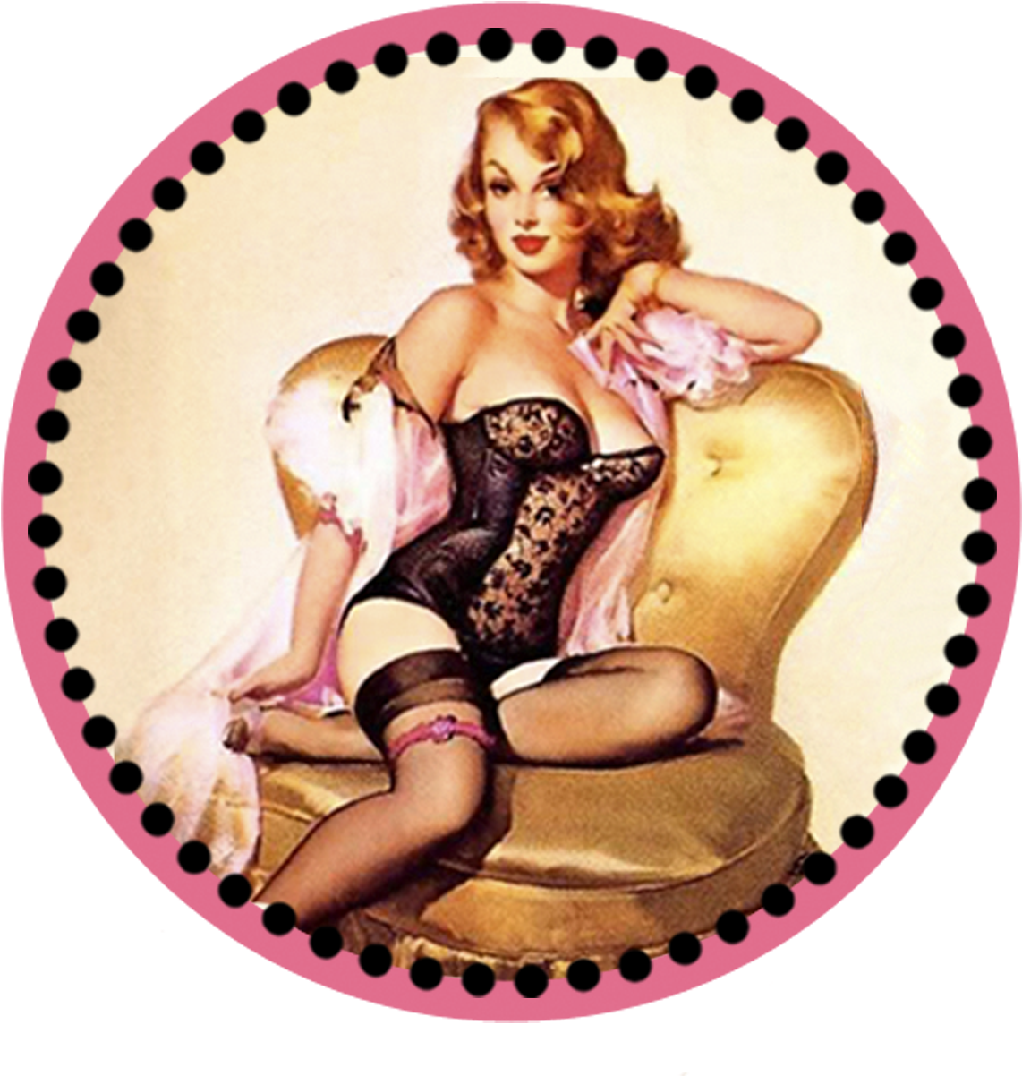 Theme Pin Up Meets Housewife - Cd Various - Sexy Girls (1317x1329), Png Download