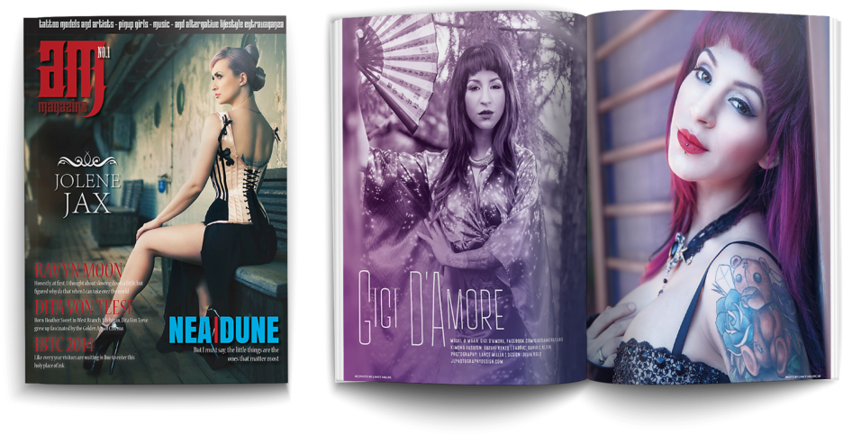 Azaria Magazine No 1 Render2 (1000x514), Png Download