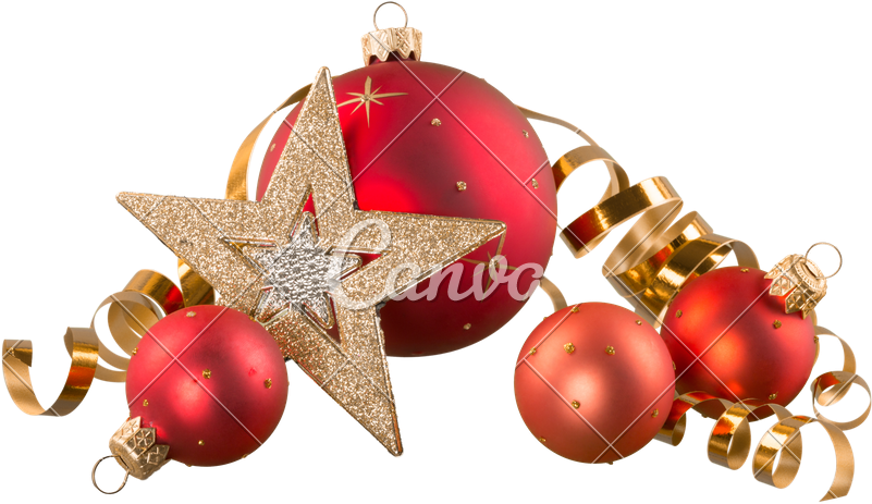 Beautiful Balls On Photos By Canva - Christmas Day (800x496), Png Download