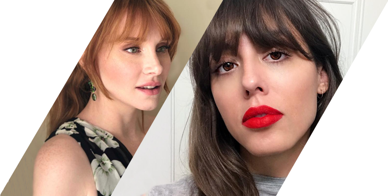Bangs - Bryce Dallas Howard Short Hair (800x406), Png Download