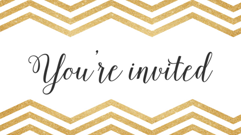 Invitation Png Photo - You Are Invited Png (800x449), Png Download
