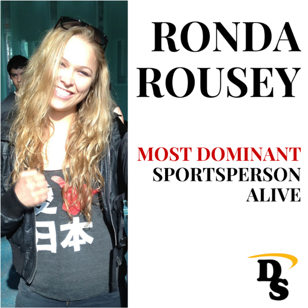 Ronda Rousey Named Most Dominant Sports Person Alive - Ronda Rousey: The Inspirational Story Behind One (650x650), Png Download