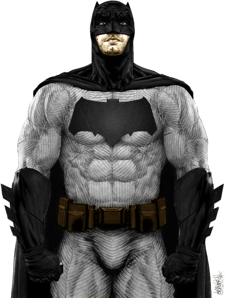 Ben Affleck Png Photos - Ben Affleck Batman Vector (776x1029), Png Download