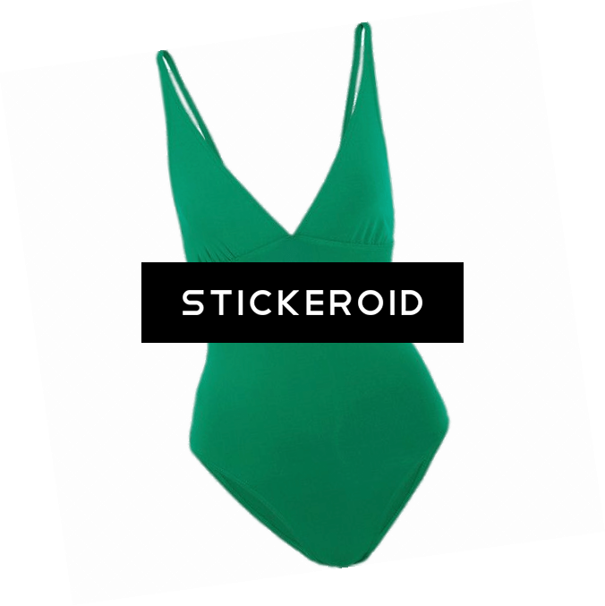 Green Swimming Suit (676x677), Png Download