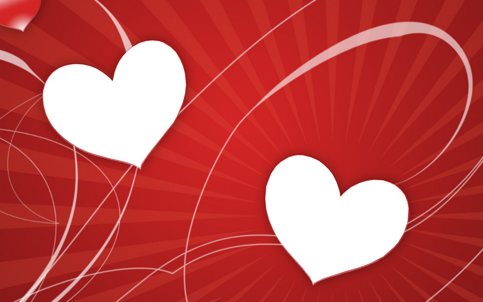 Red Love Heart - Love Photo Frame .png (1600x1000), Png Download