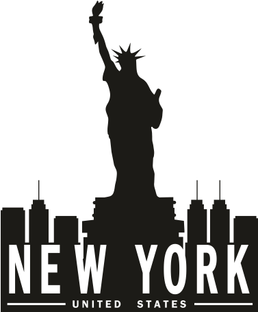 Creativity, Vinyls, Silhouettes, Cities, Trips - Statue Of Liberty (600x600), Png Download