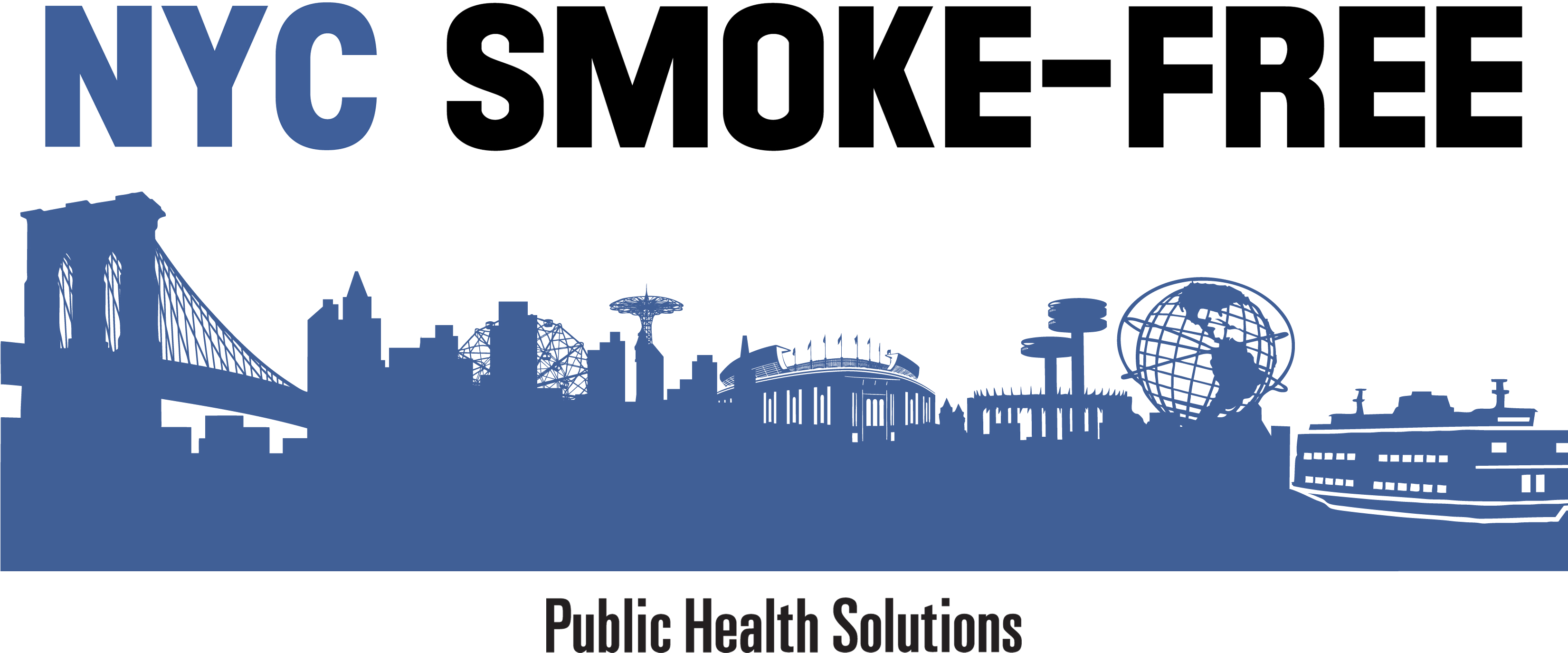 Public Health Solutions' Nyc Smoke-free Program Works - Graphic Design (3325x1623), Png Download