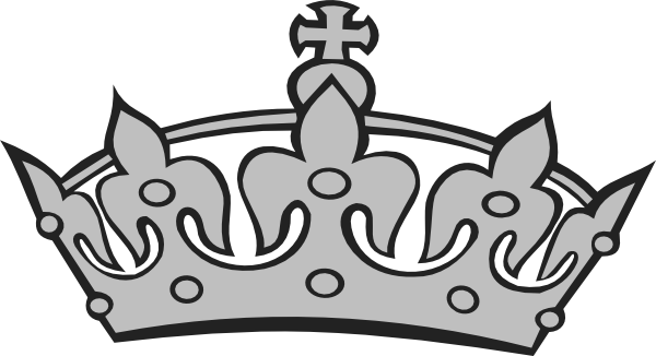 How To Set Use Gray Crown Svg Vector (600x326), Png Download