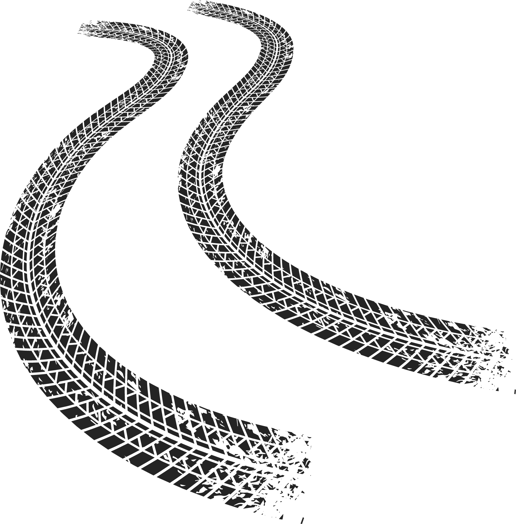 Clip Art Freeuse Download Car Tire Euclidean Icon Driving - Car Tire Mark Png (1704x1729), Png Download
