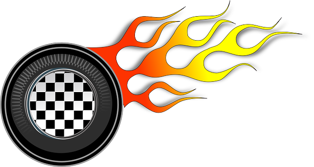 Racing Wheels Illustration Clip Art - Racing Clipart (600x320), Png Download