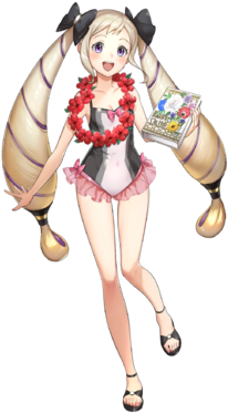 Elise Tropical Flower Face - Fire Emblem Heroes Elise (340x408), Png Download
