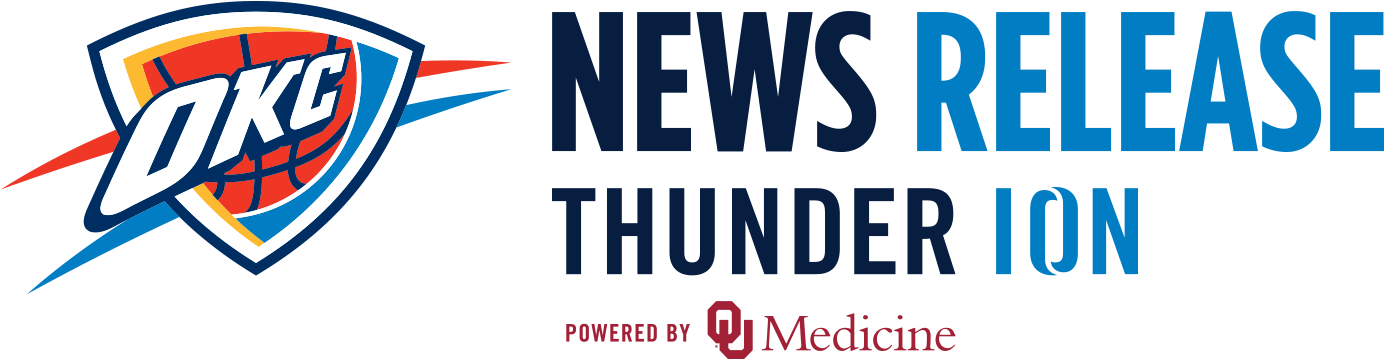 Thunder Waives Four - Oklahoma City Thunder (1590x400), Png Download