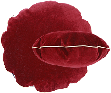 Burgundy Puci Cushion - Cake Decorating (600x600), Png Download