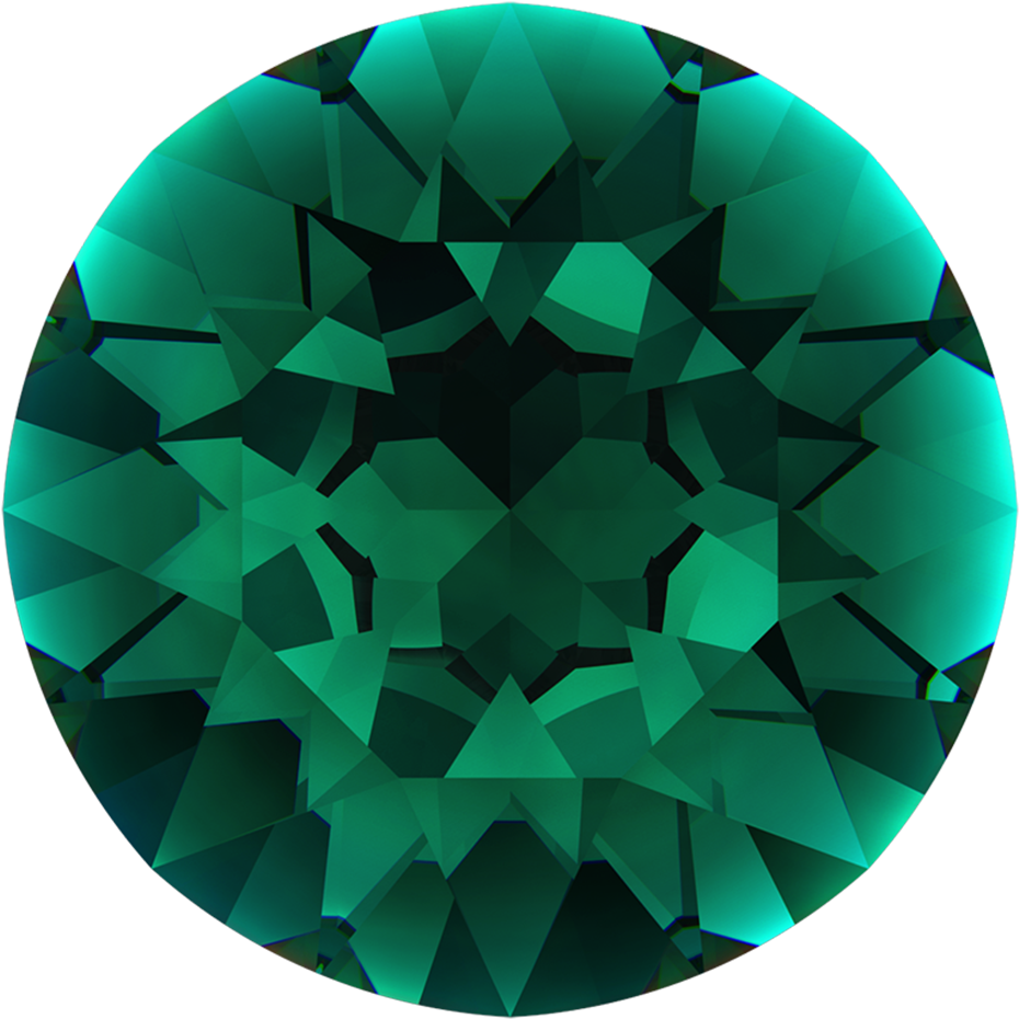 Emerald Stone - Smoky Quartz Swarovski Crystal (970x970), Png Download