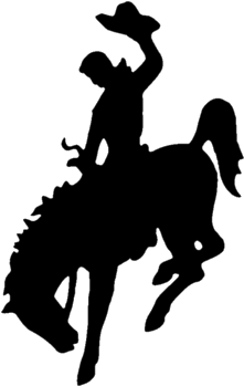 Cowboys Logo Png - Wyoming Bucking Horse Clip Art (640x480), Png Download