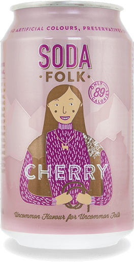 Soda Folk Cherry Can - Portable Network Graphics (513x513), Png Download