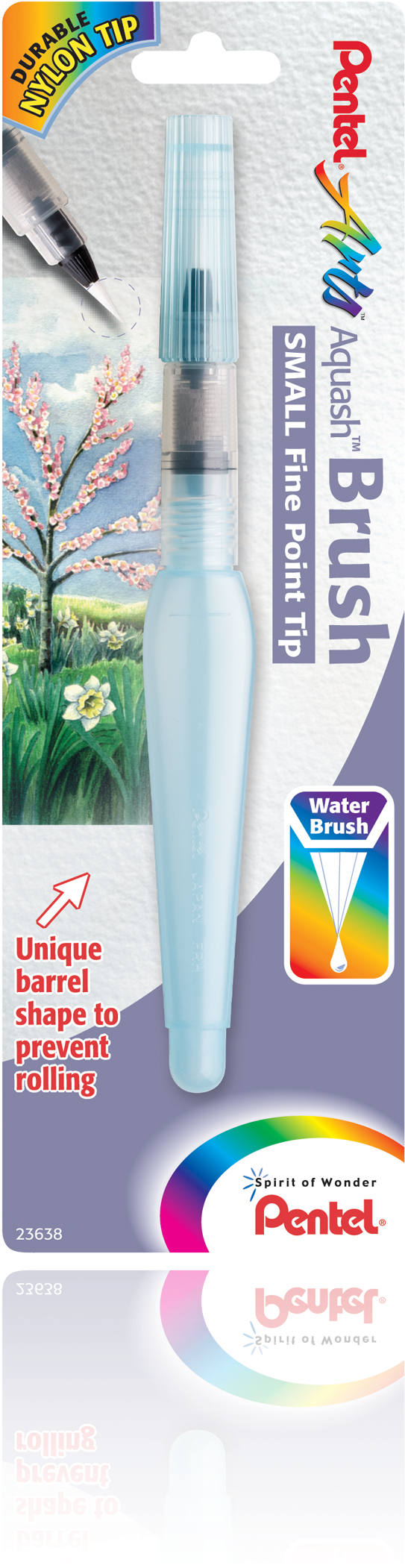Aquash™ Water Brush Pen - Pentel 404674 Pentel Aquash Water Brush 1-pkg-fine (1919x2560), Png Download