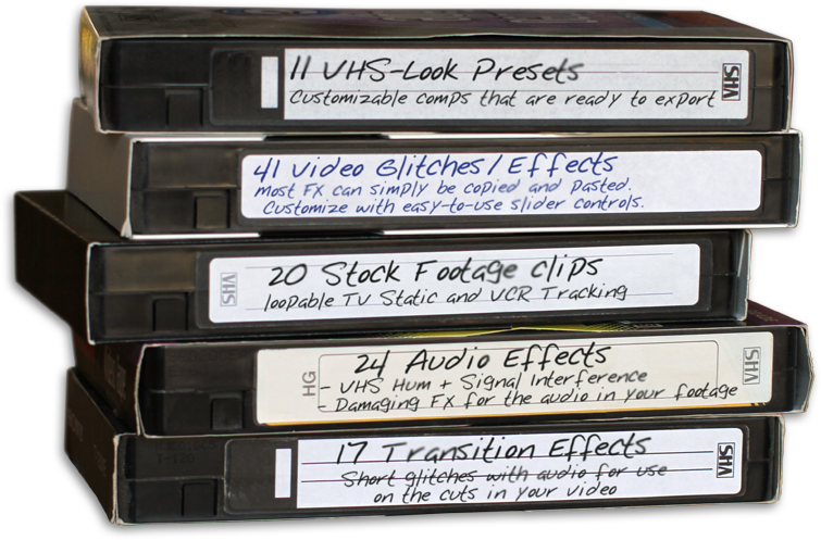 Vhs Static Png - Vhs Tape Transparent (755x497), Png Download