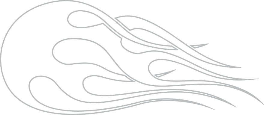 Pinstripe Graphic Style - Motorcycle (880x384), Png Download