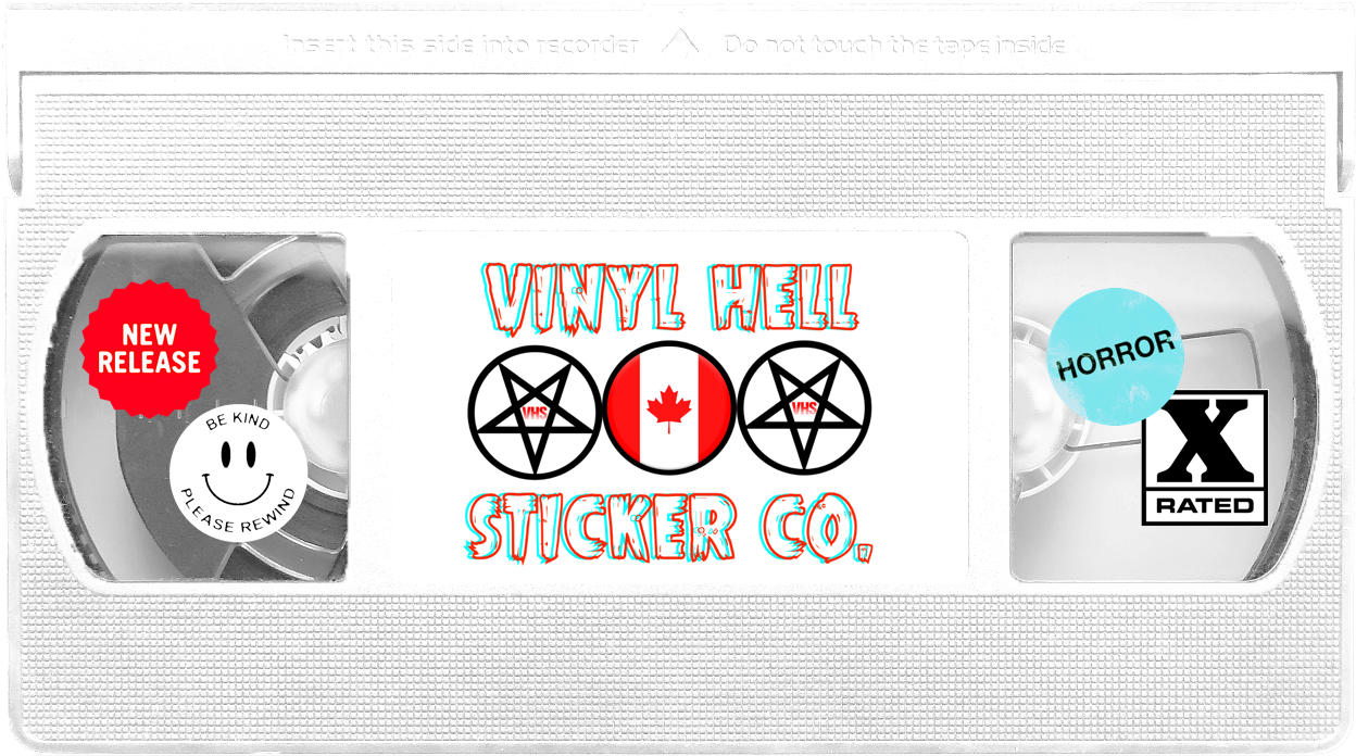 Horror Vhs Stickers By Vinyl Hell Sticker Co - Barney And The Backyard Gang (1280x796), Png Download