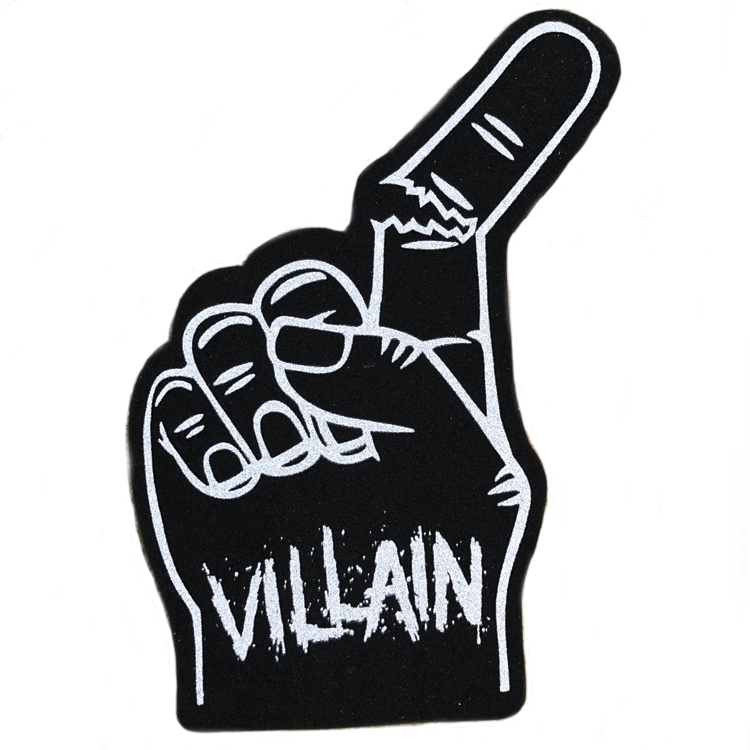 Marty "villain" Foam Finger - Foam Hand (348x351), Png Download