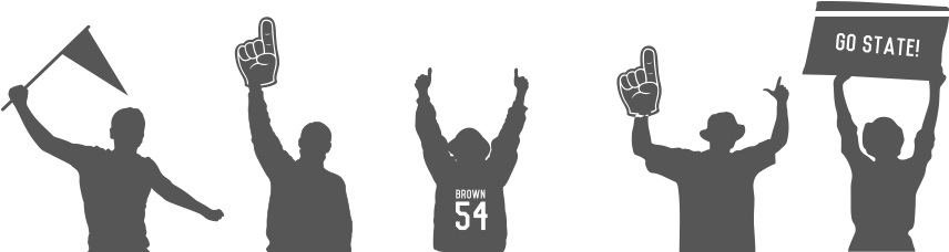 Transparent Packer Foam Finger (916x242), Png Download