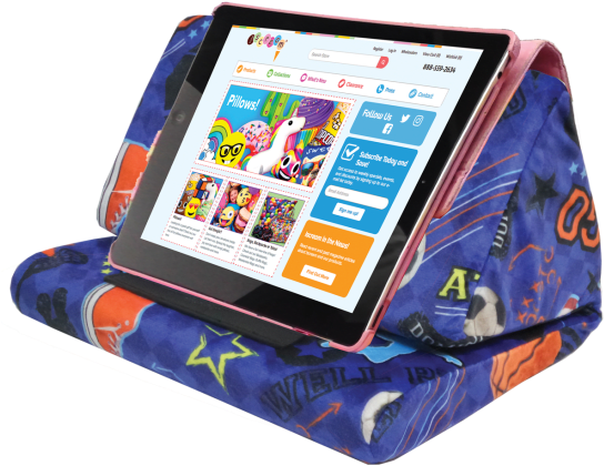 Picture Of Sports Tablet Pillow - Designer Fits Pillow Table Devices (550x550), Png Download