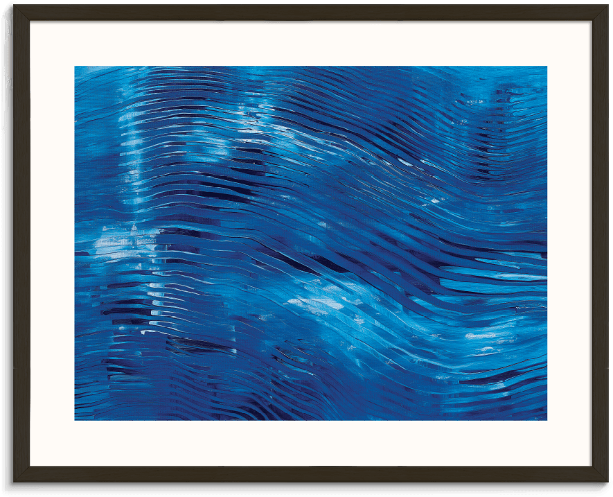 Artist Lane Blue Washed By Rebecca Vincent Painting (900x900), Png Download